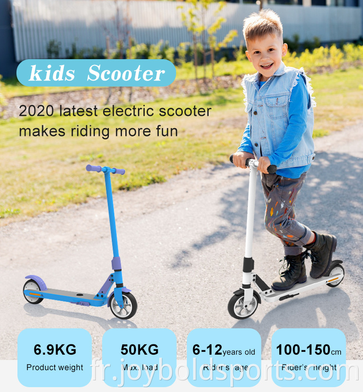 Mini scooter électrique pliable à 2 roues pour enfants de 6,5 pouces 2.5ah, léger et bon marché en Europe pour enfant